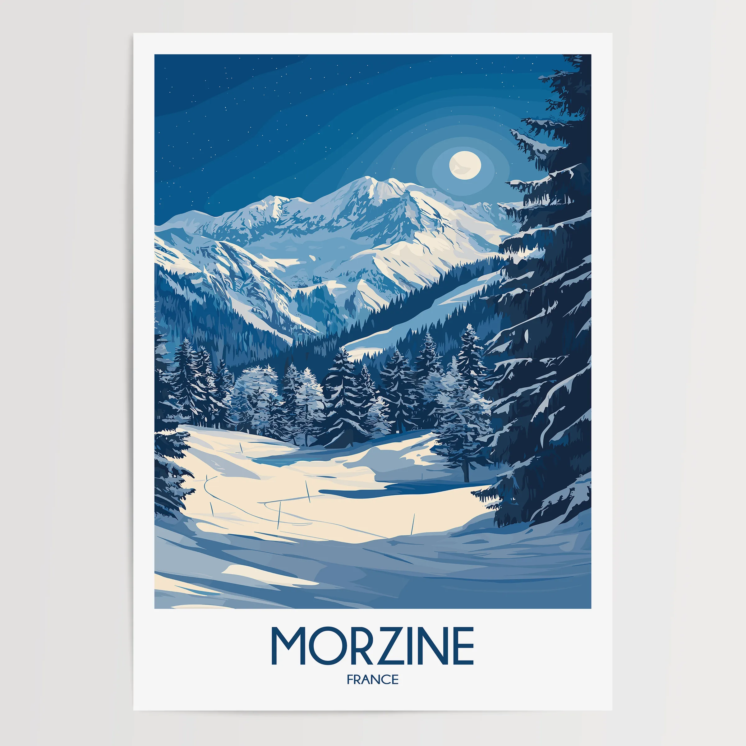 Morzine Destination Art Gift