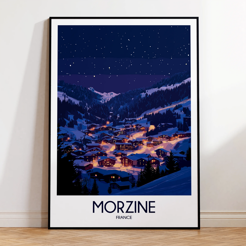 Morzine Destination Art Gift