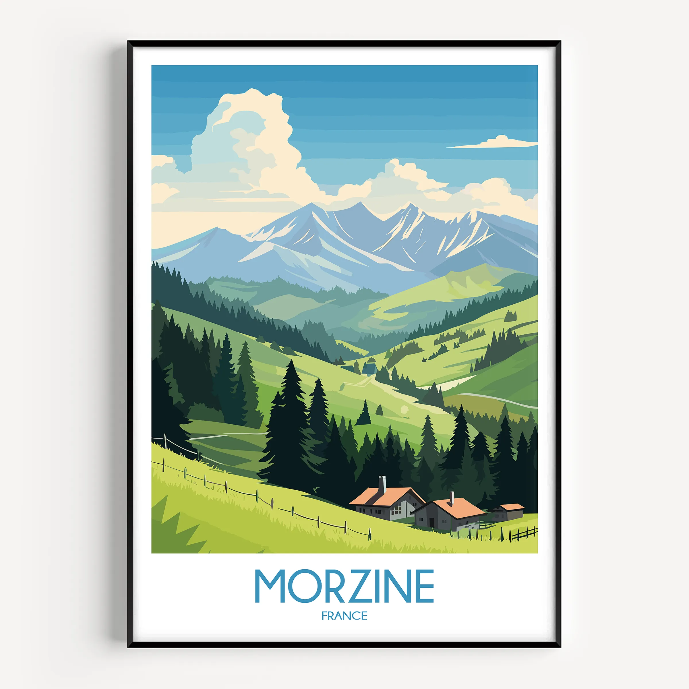 Morzine Gallery Quality Print