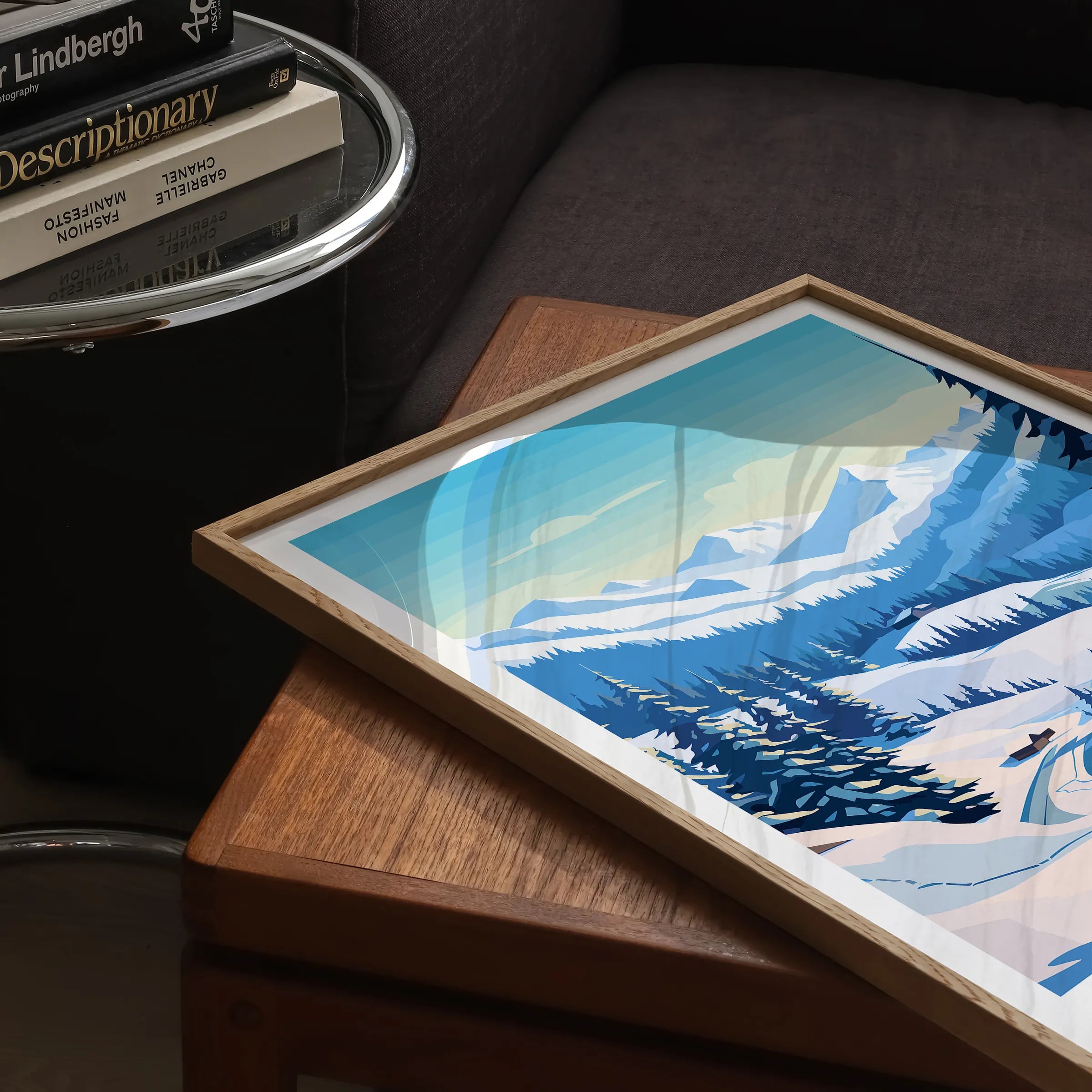 Morzine Minimalist Wall Art
