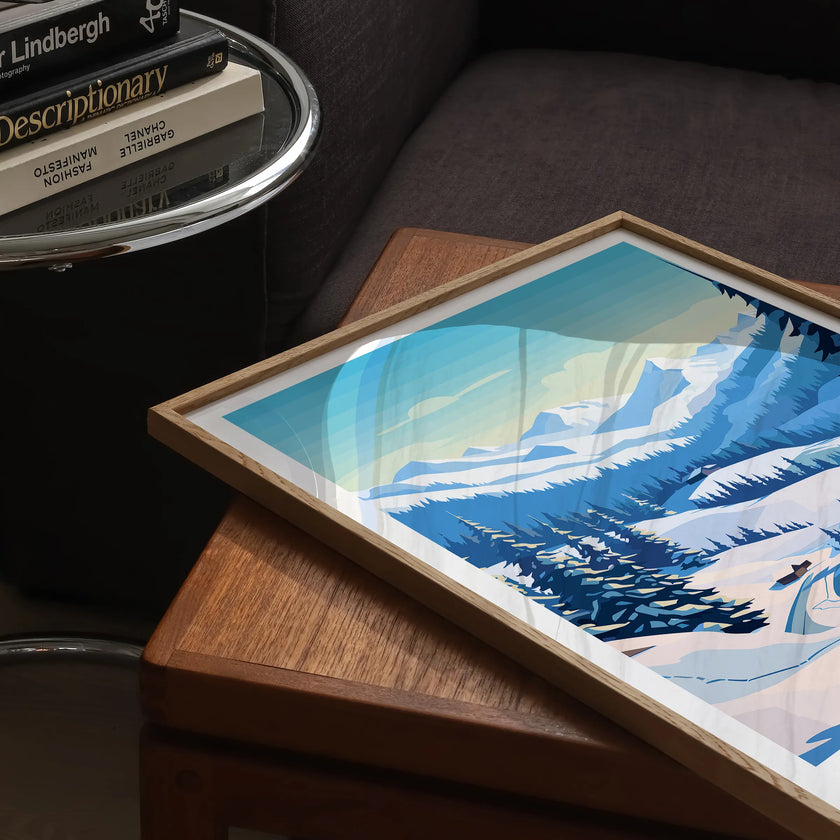 Morzine Minimalist Wall Art