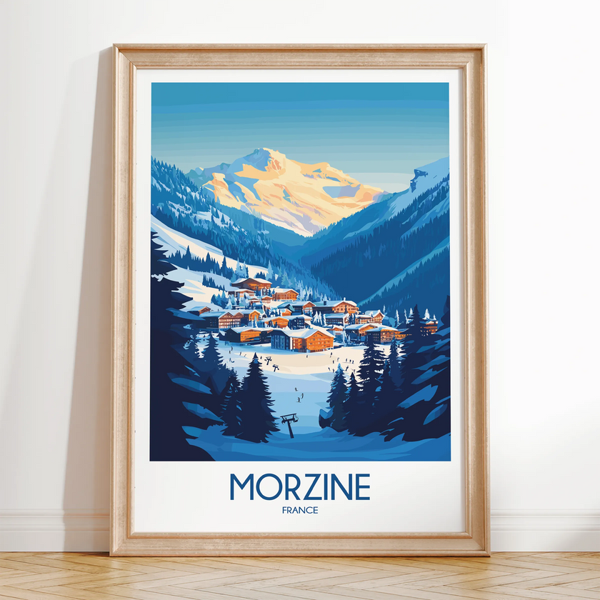 Morzine Minimalist Wall Art
