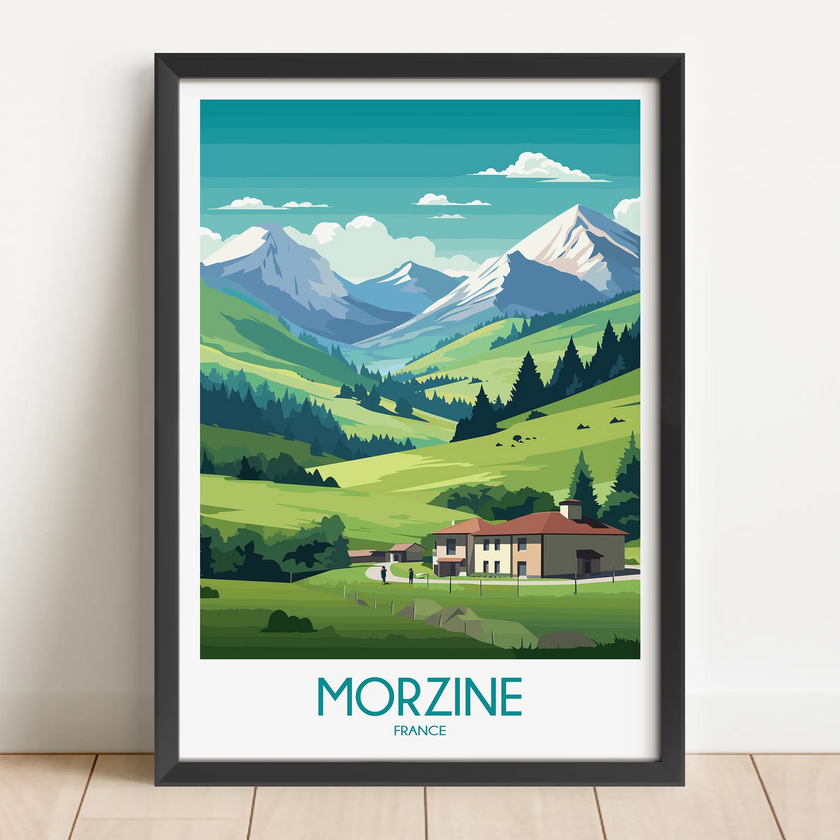 Morzine Minimalist Wall Art