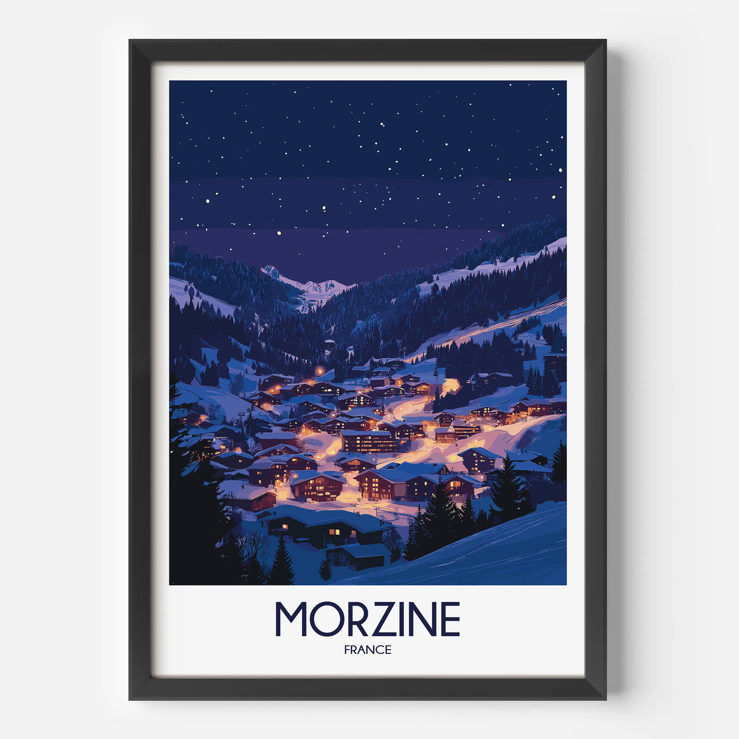 Morzine Minimalist Wall Art