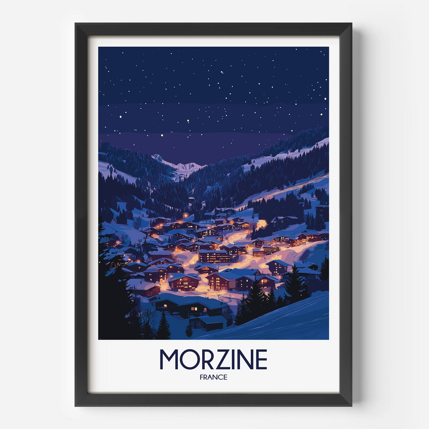 Morzine Minimalist Wall Art