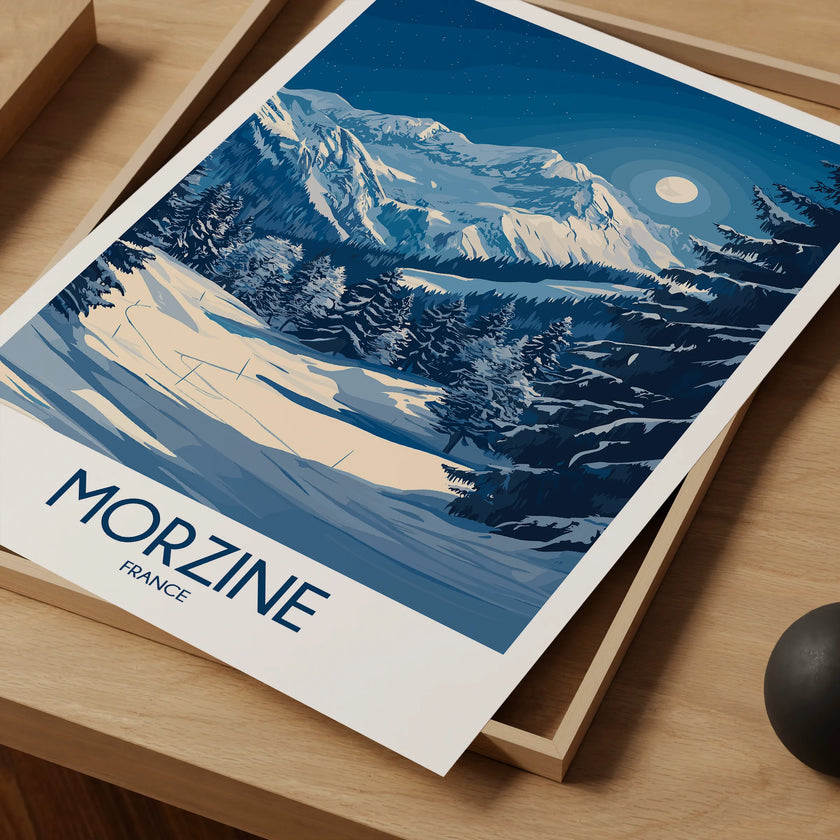 Morzine Modern Travel Poster