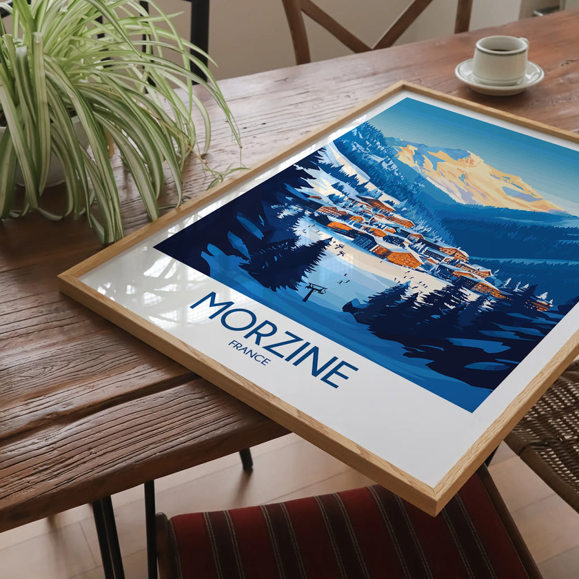 Morzine Modern Travel Poster