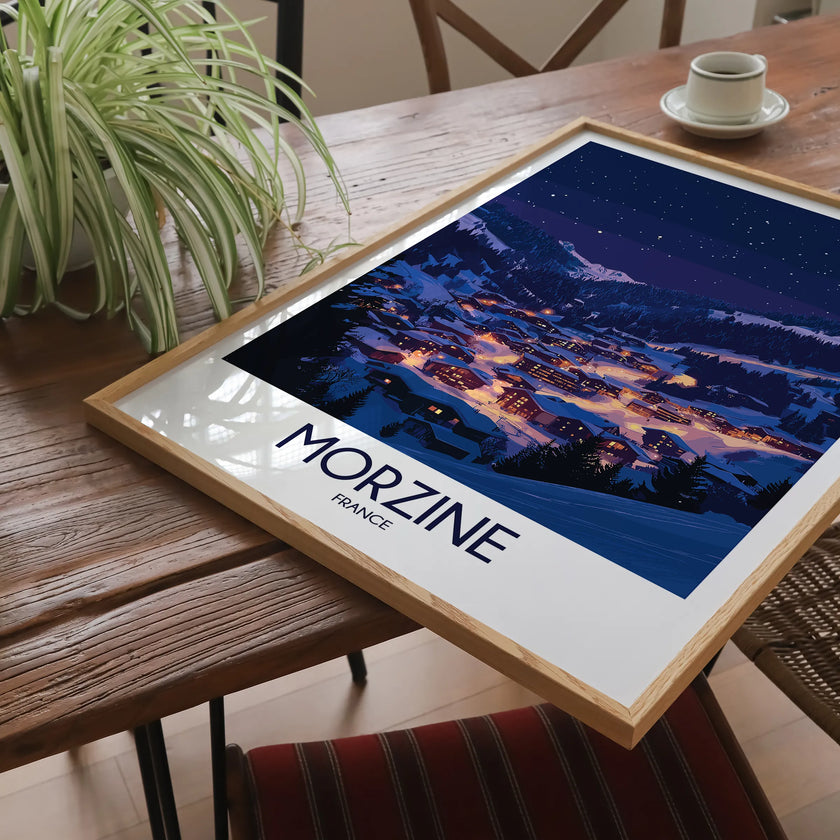 Morzine Modern Travel Poster