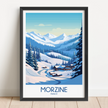 Morzine Modern Travel Poster