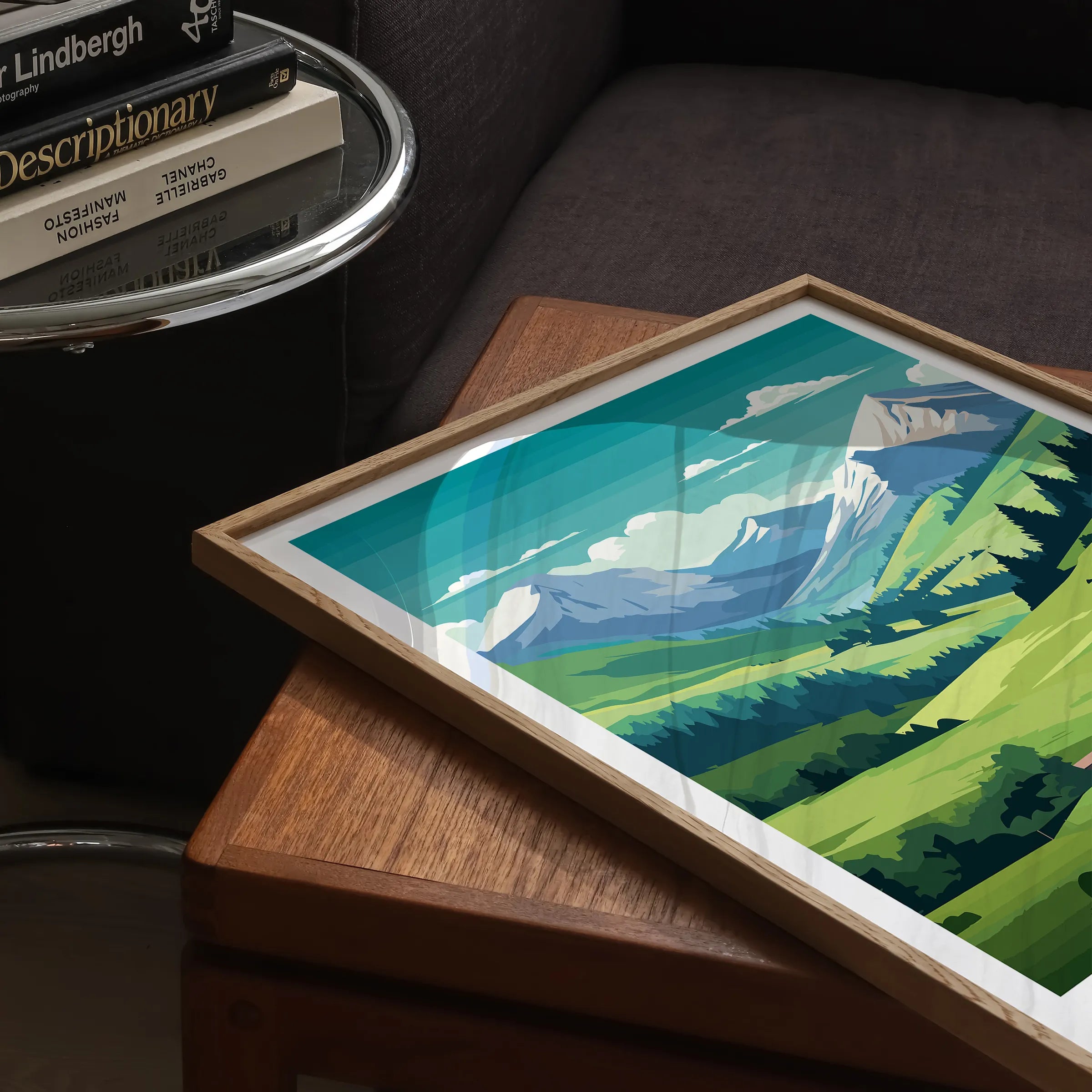 Morzine Retro Travel Illustration