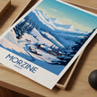 Morzine Retro Travel Illustration