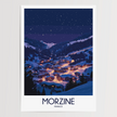Morzine Retro Travel Illustration