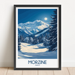 Morzine Retro Travel Illustration