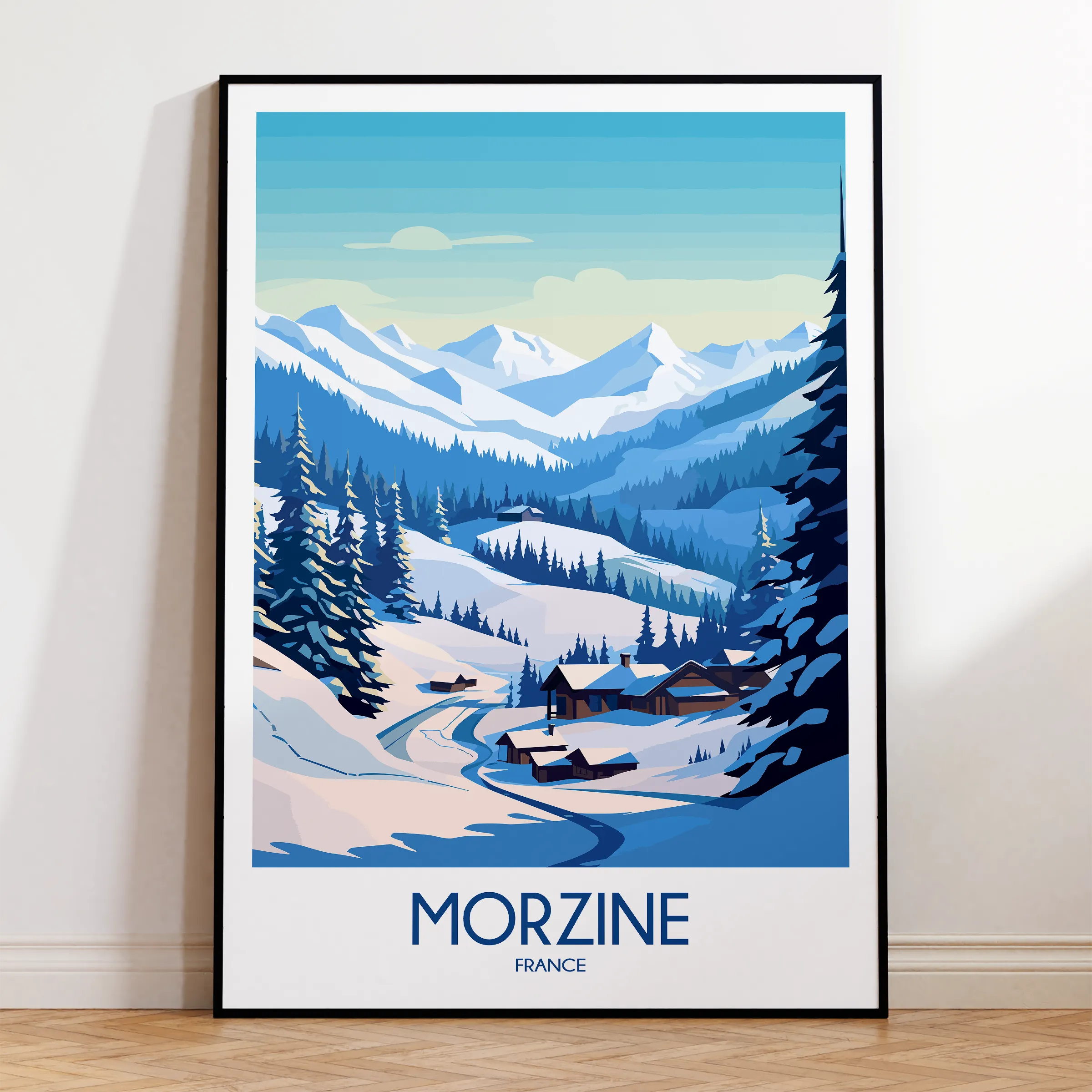 Morzine Scenic Landscape Art