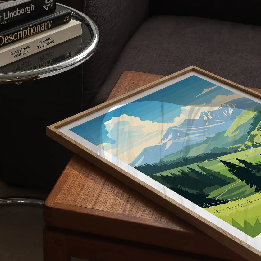 Morzine Souvenir Poster Print