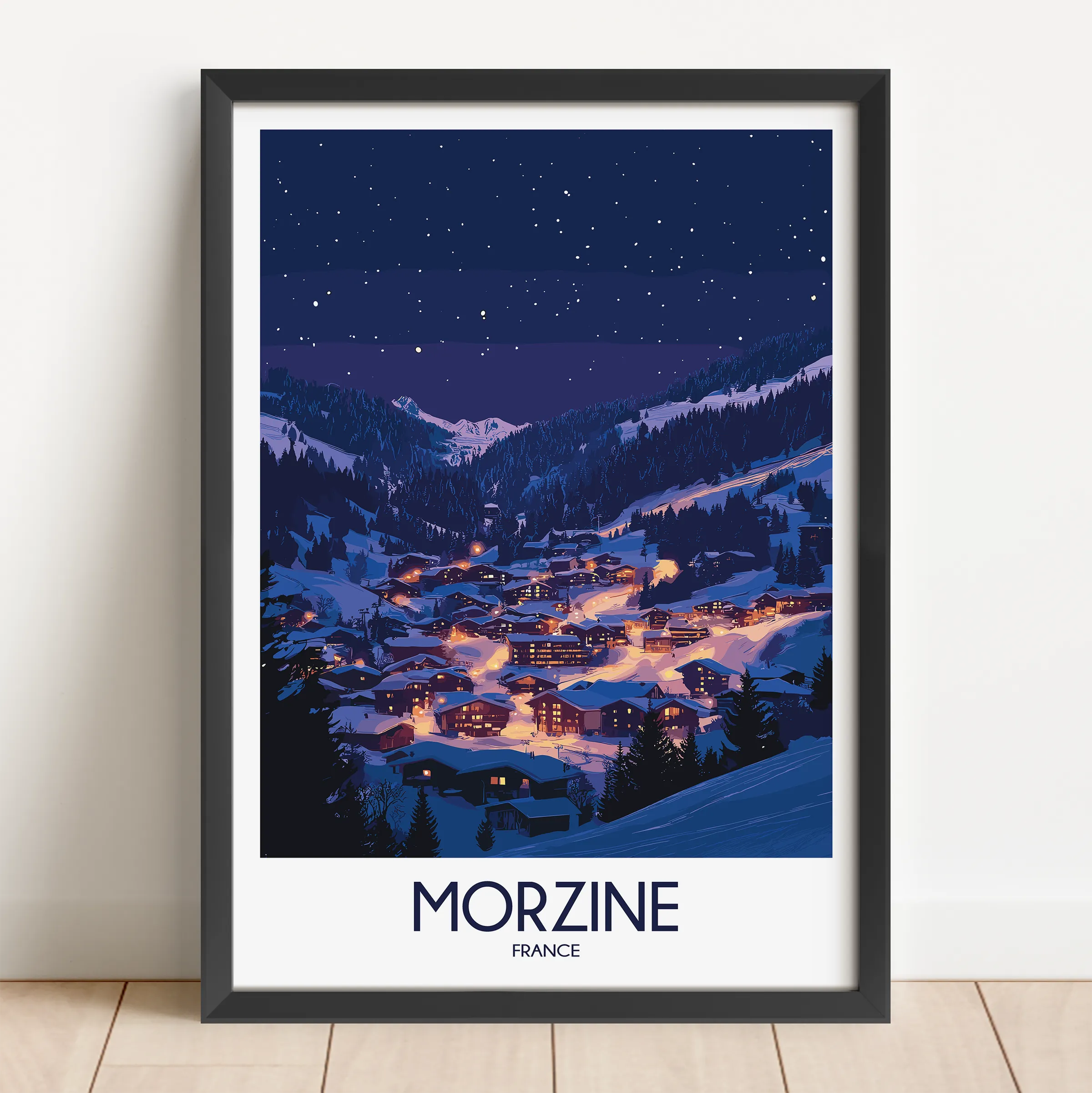 Morzine Souvenir Poster Print