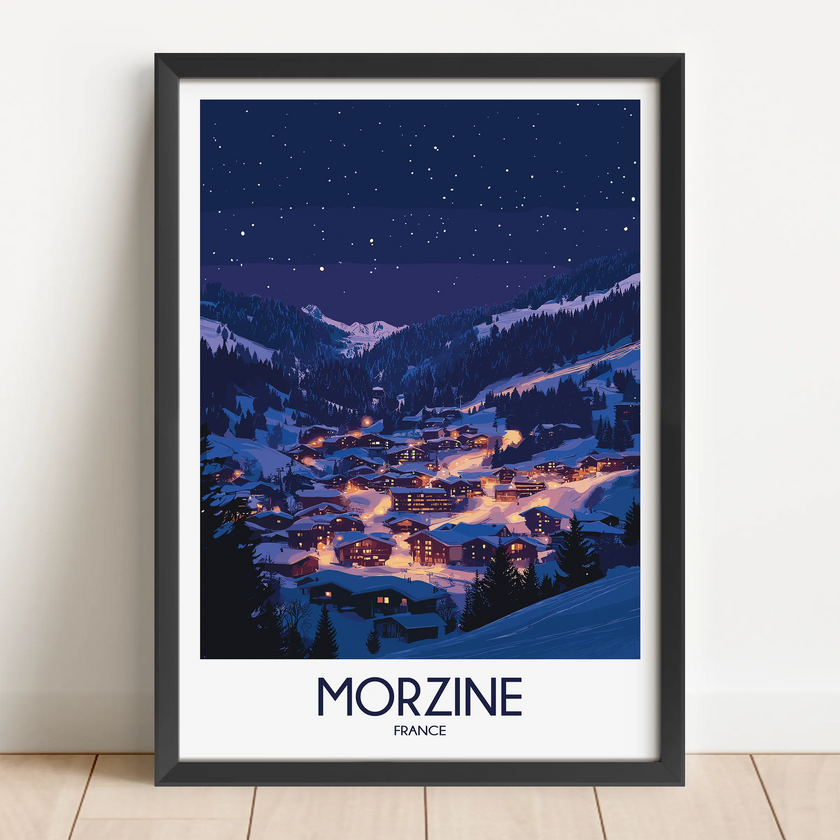Morzine Souvenir Poster Print