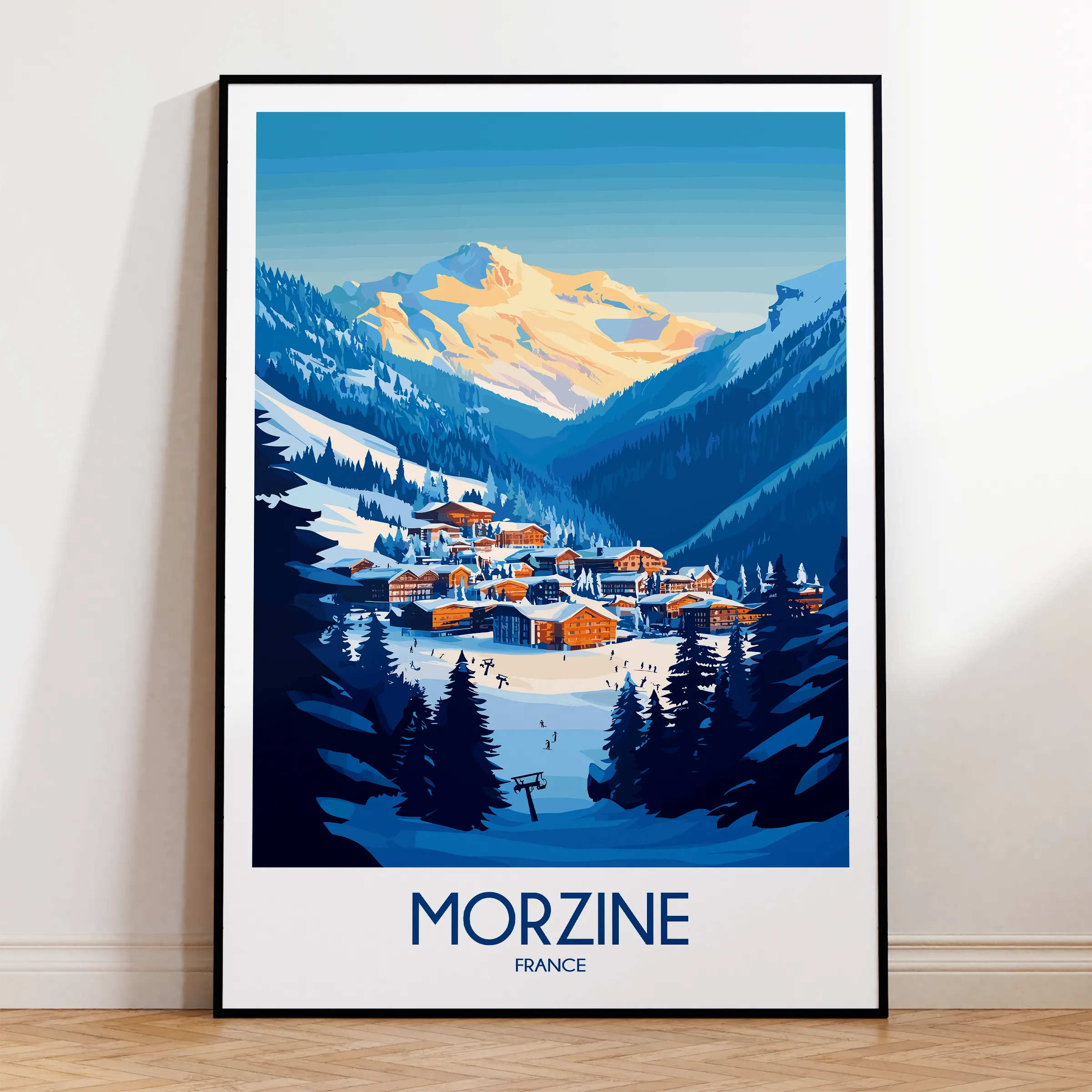Morzine Souvenir Poster Print