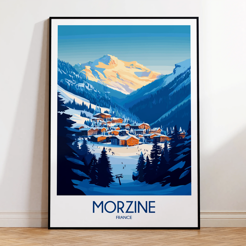 Morzine Souvenir Poster Print