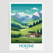 Morzine Vintage Style Print