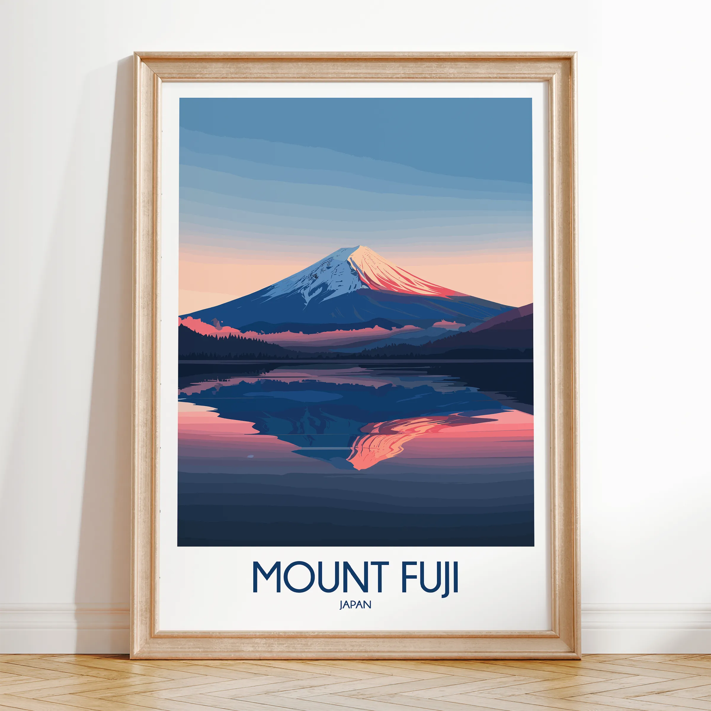 Mount Fuji Destination Art Gift