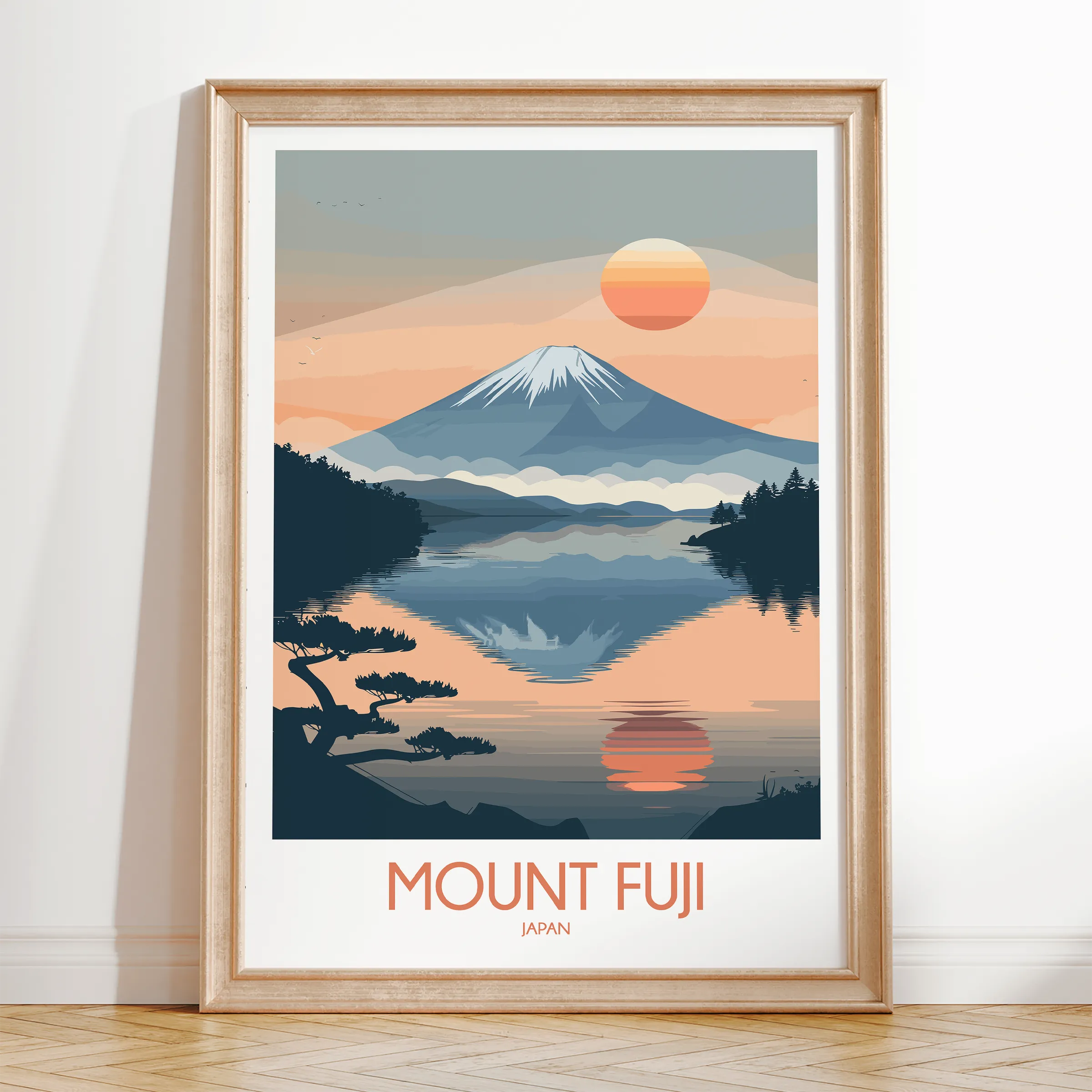 Mount Fuji Home Office Decor