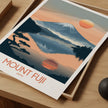Mount Fuji Minimalist Wall Art