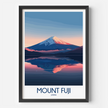 Mount Fuji Modern Travel Poster