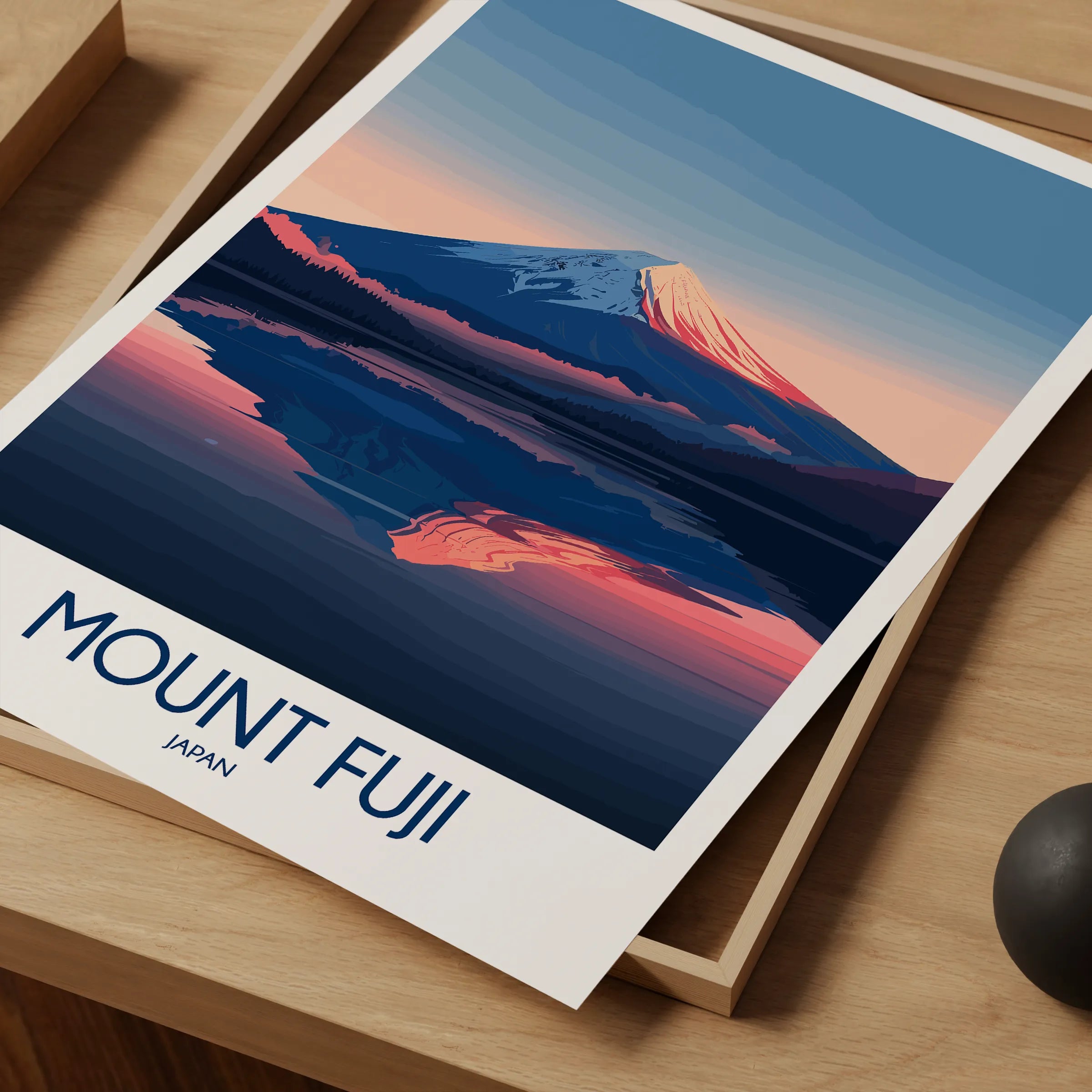 Mount Fuji Souvenir Poster Print
