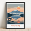 Mount Fuji Souvenir Poster Print