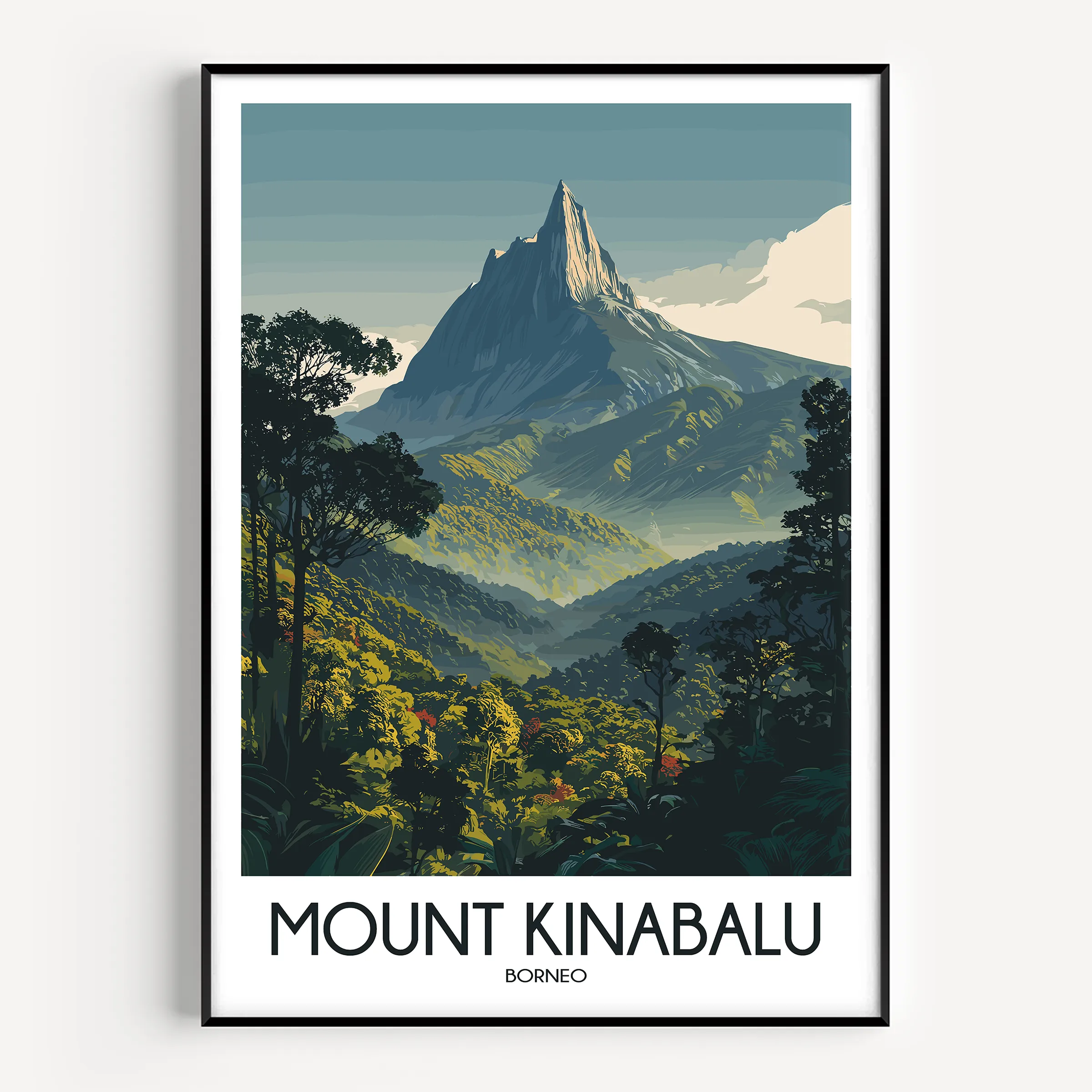 Mount Kinabalu Gallery Quality Print