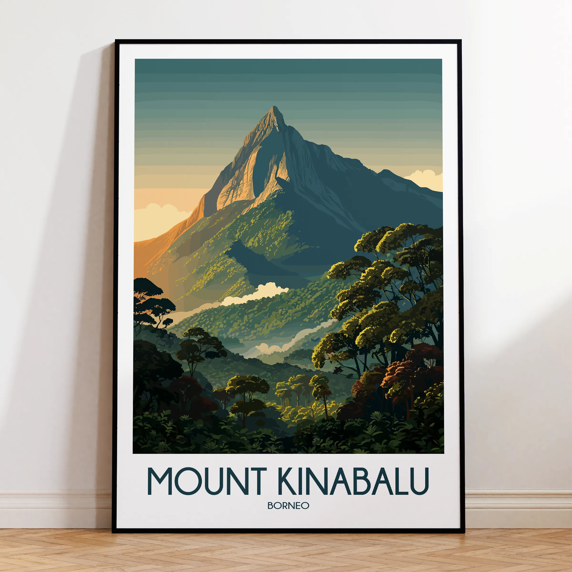 Mount Kinabalu Home Office Decor