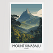 Mount Kinabalu Souvenir Poster Print