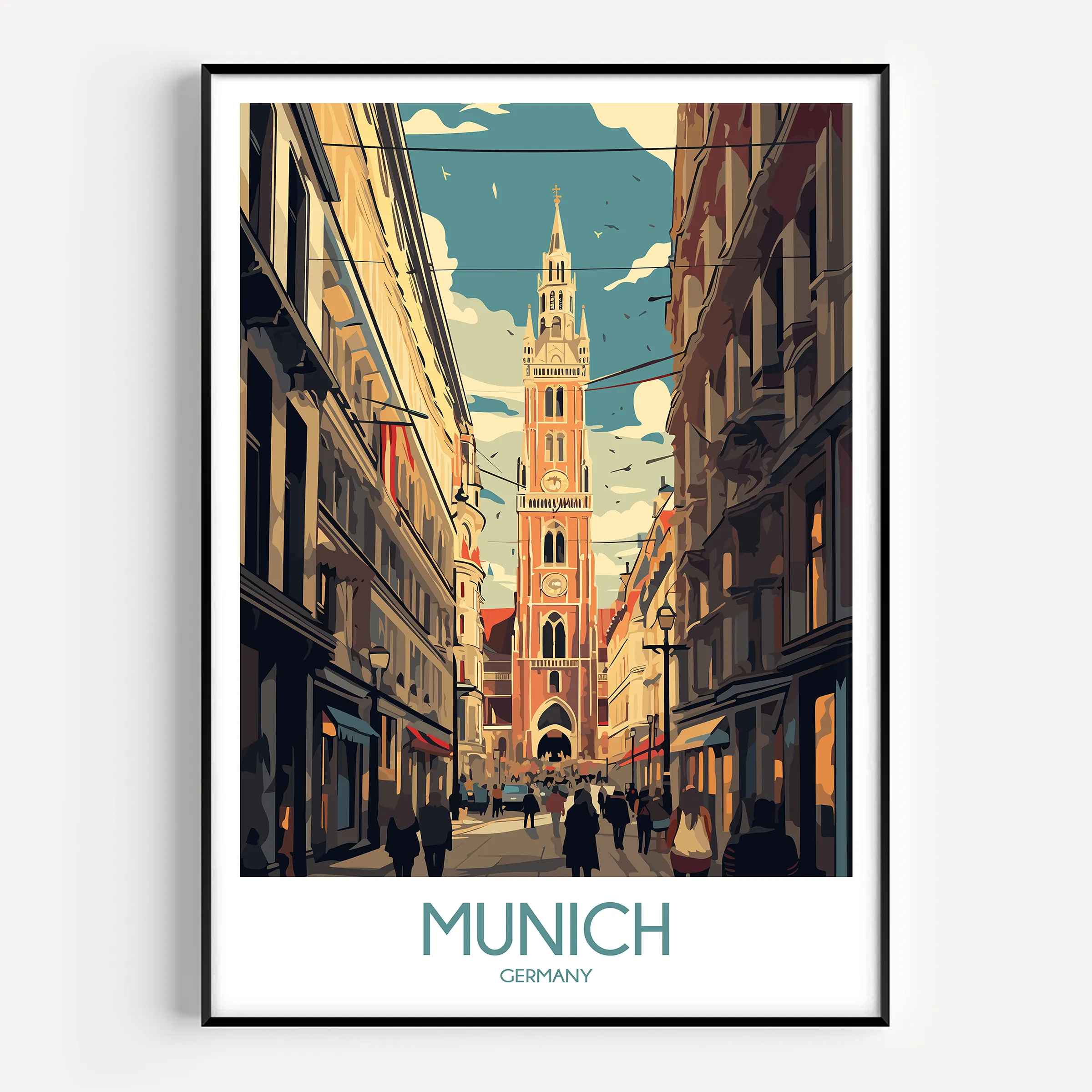 Munich Destination Art Gift