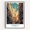 Munich Destination Art Gift