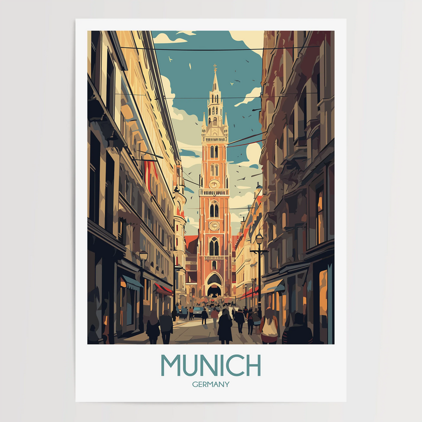 Munich Minimalist Wall Art