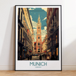 Munich Souvenir Poster Print