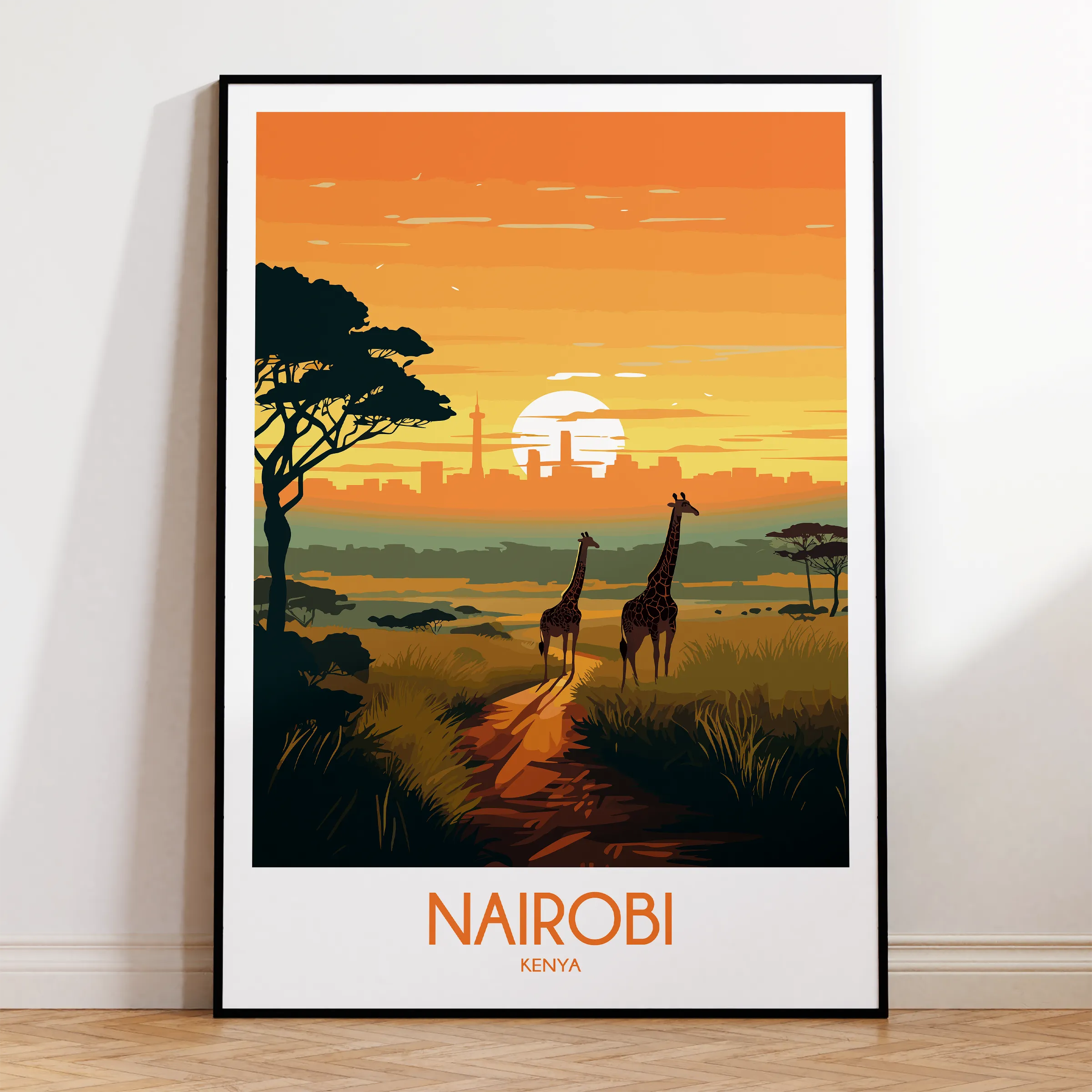 Nairobi Destination Art Gift