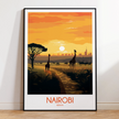 Nairobi Minimalist Wall Art