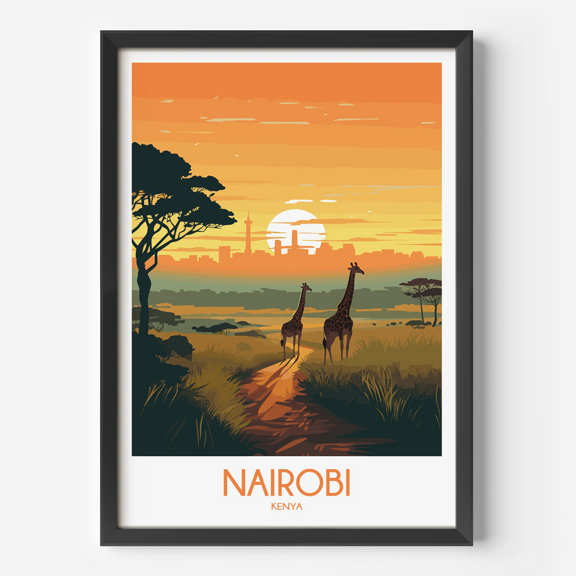 Nairobi Scenic Landscape Art