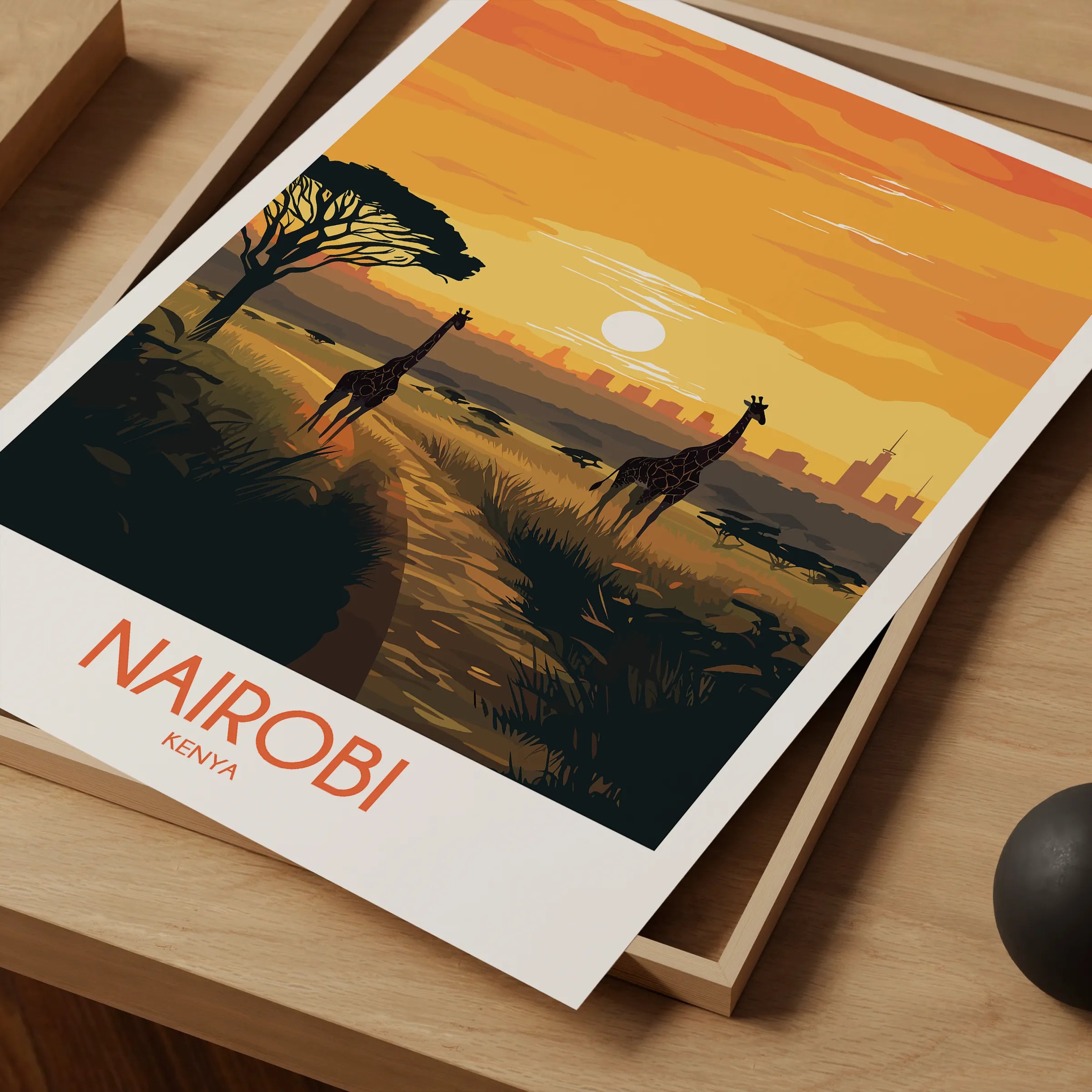 Nairobi Souvenir Poster Print
