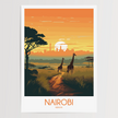 Nairobi Souvenir Poster Print
