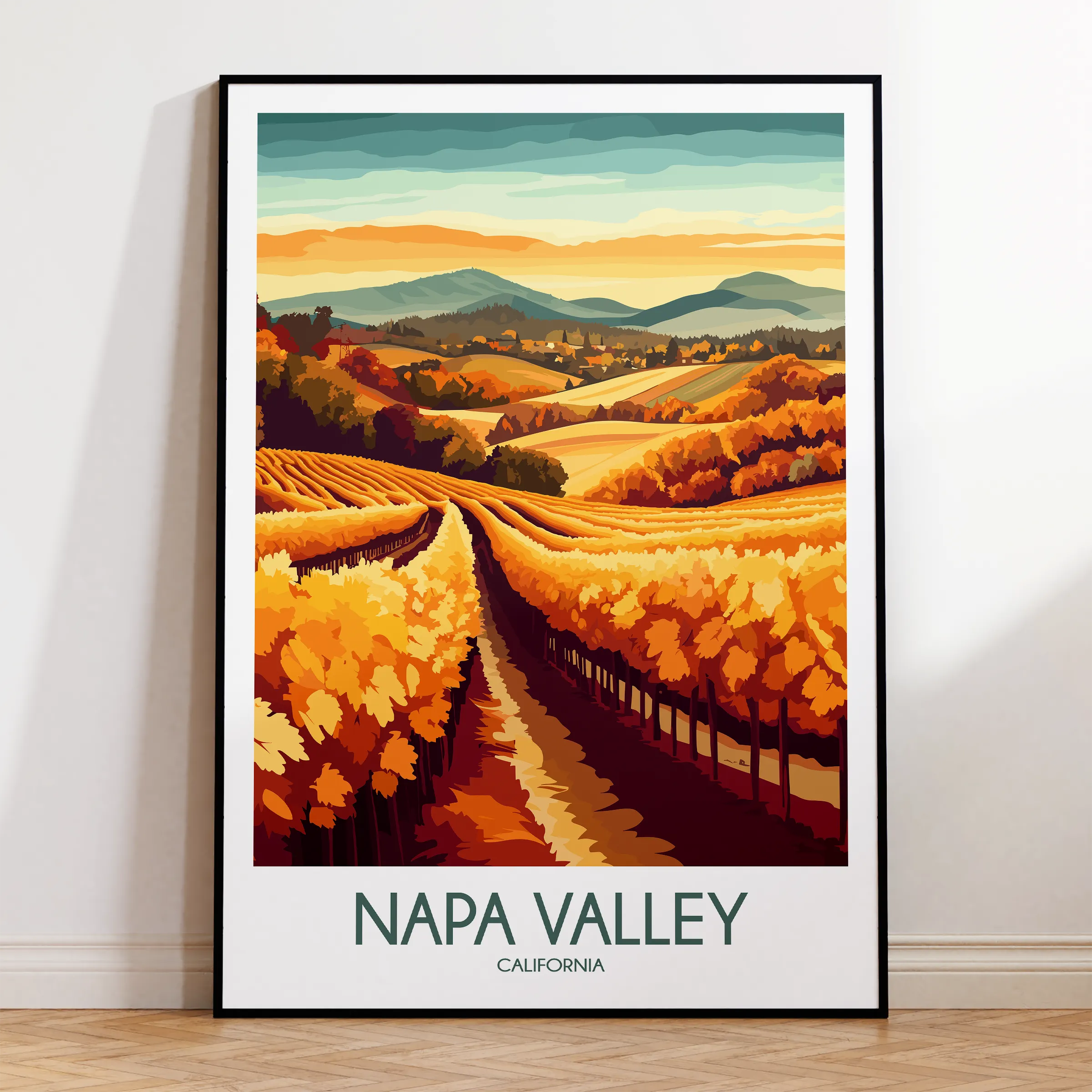 Napa Valley Destination Art Gift