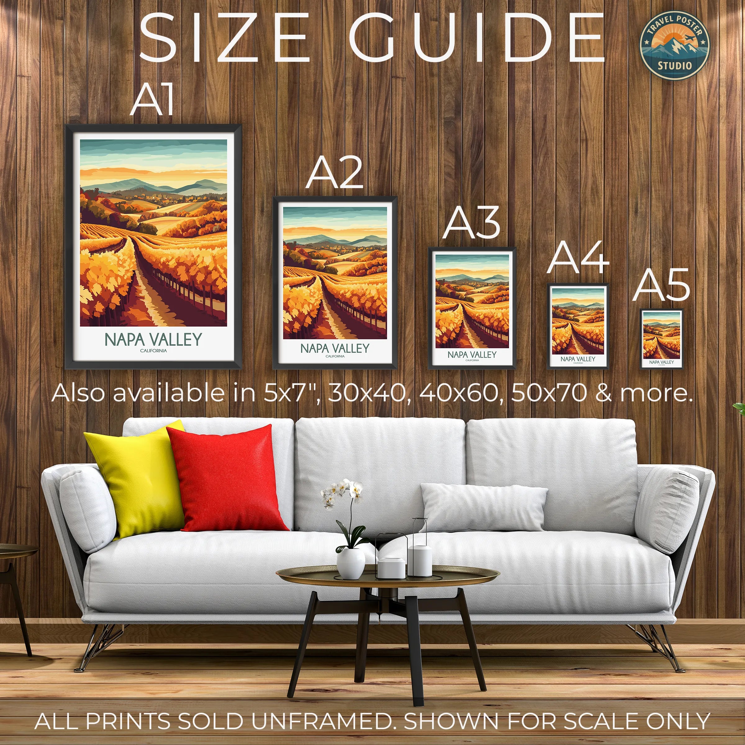 Napa Valley Souvenir Poster Print