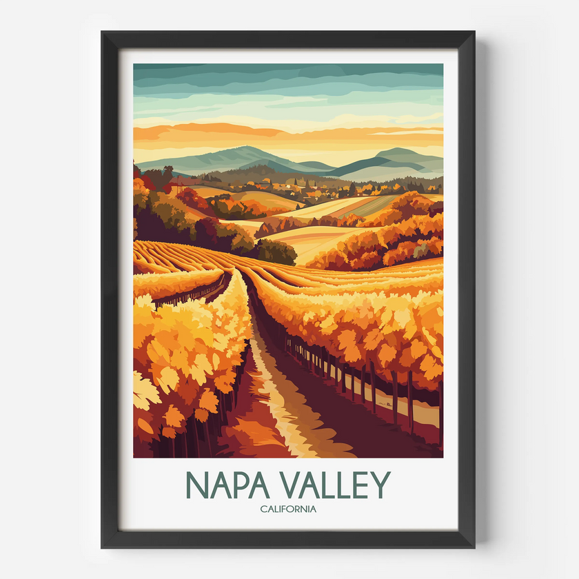 Napa Valley Travel Memory Gift