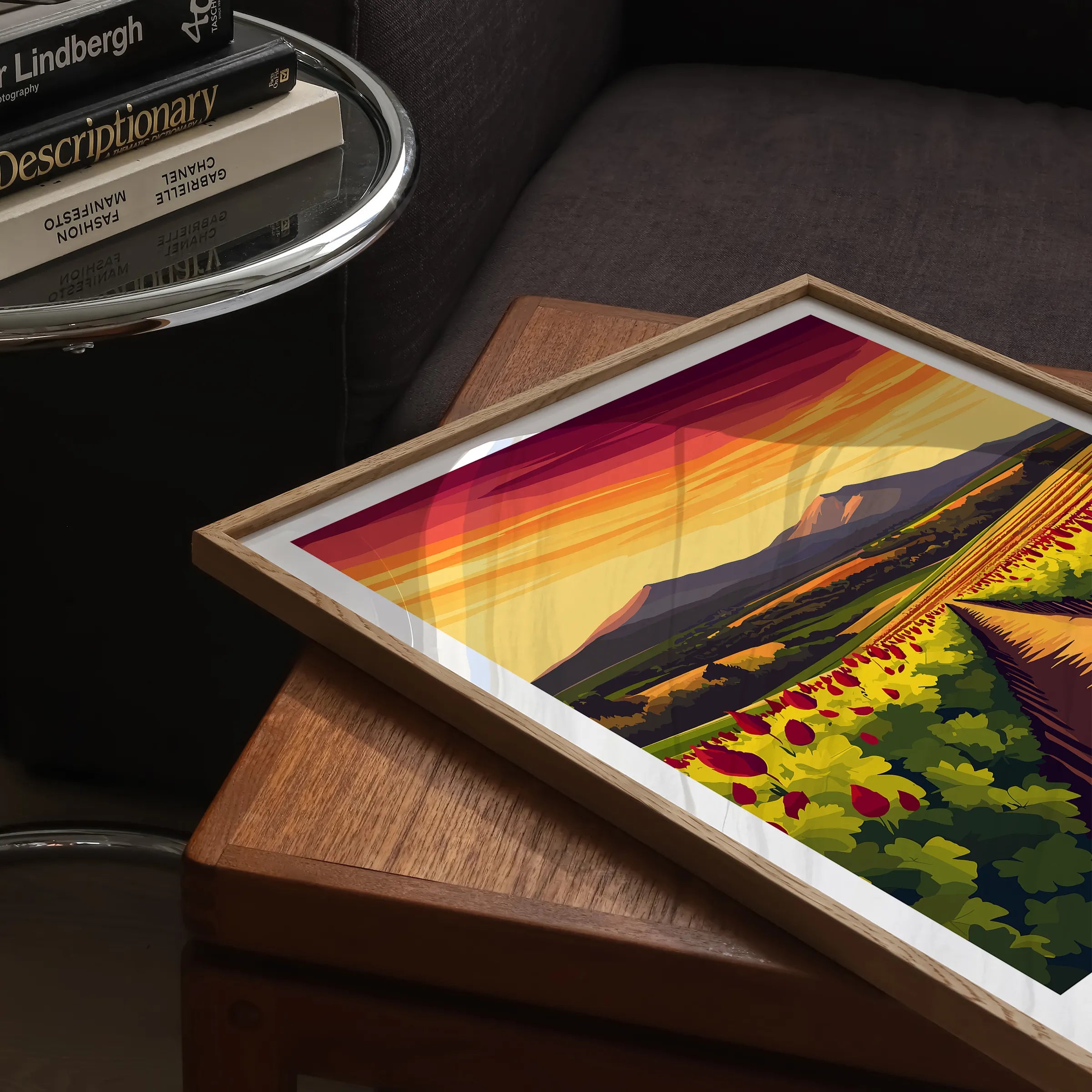 Napa Valley Vineyard Destination Art Gift