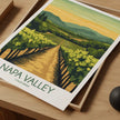 Napa Valley Vineyard Destination Art Gift