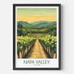 Napa Valley Vineyard Gallery Quality Print