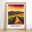 Napa Valley Vineyard Scenic Landscape Art