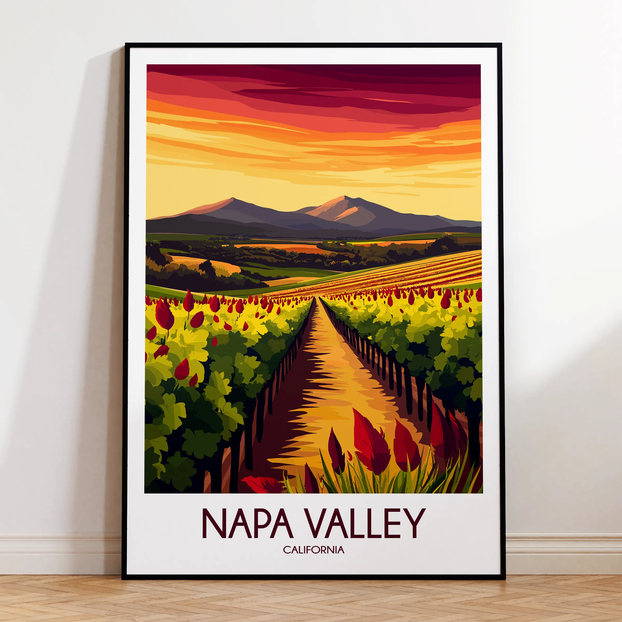 Napa Valley Vineyard Travel Memory Gift